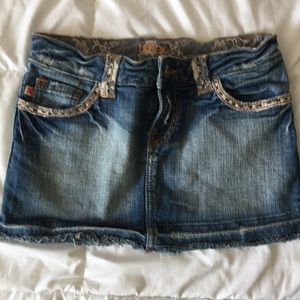 Denim Mini Skirt